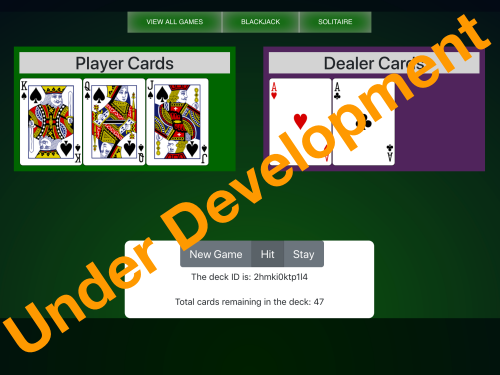 image of card game website